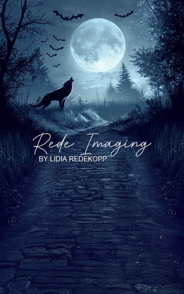 Avezano Howling Wolf Full Moon Forest Backdrop Designed By Lidia Redekopp