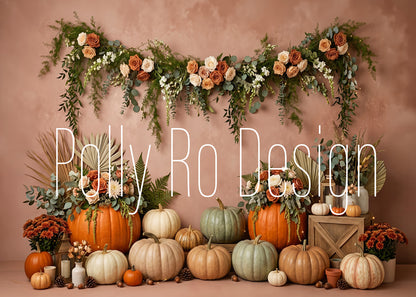 Toile de fond pour photographie de baiser de roses et de ballons de la Saint-Valentin d'Avezano conçue par Polly Ro Design