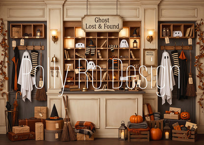 Avezano Ghost Lost And Found Halloween Photography Backdrop Designed By Polly Ro Design
