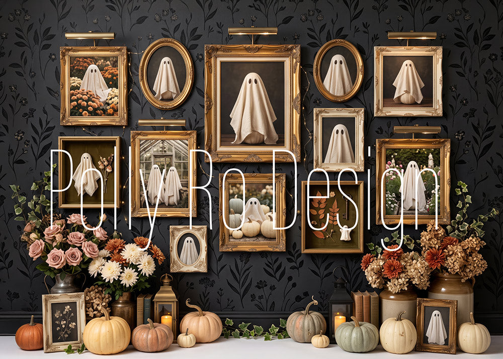 Avezano Ghost Gallery Frame Halloween Photography Backdrop Designed By Polly Ro Design