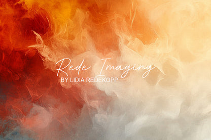 VIP Avezano Autumn Smoke Abstract Photography Backdrop by Lidia Redekopp