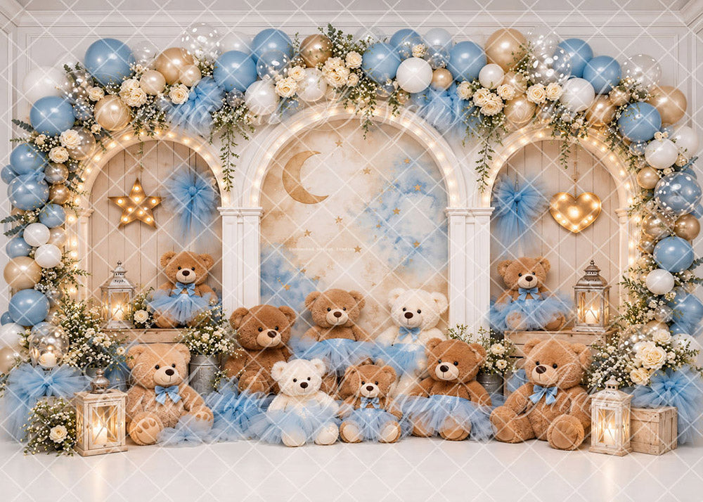 Toile de fond pour photographie de pailles et d'œufs de Pâques d'Avezano conçue par Polly Ro Design