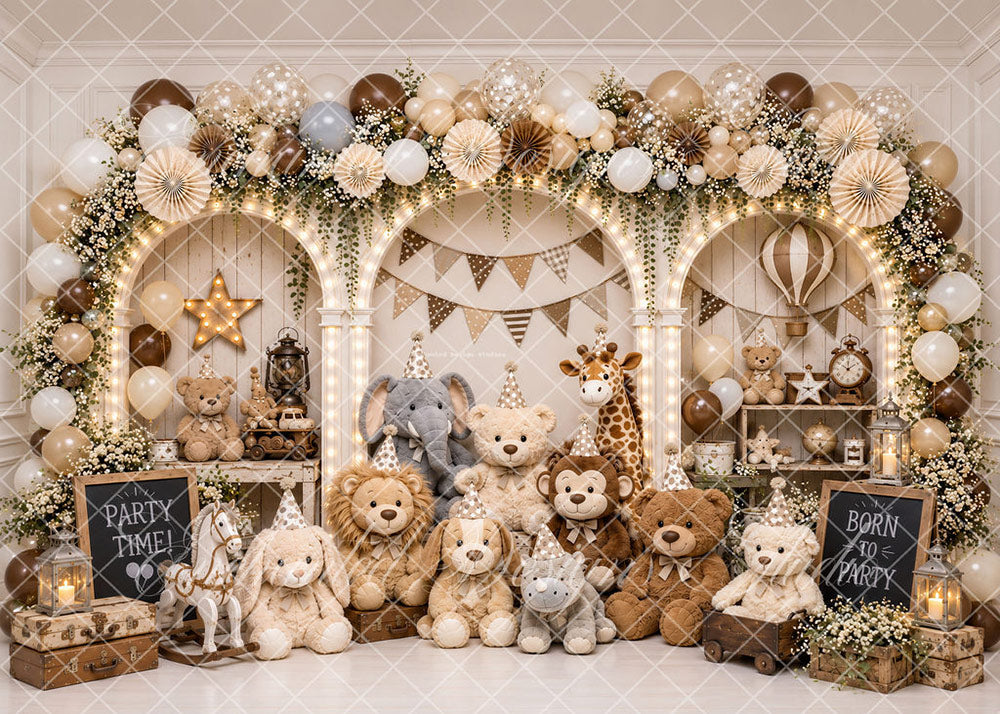 Toile de fond pour photographie de pailles et d'œufs de Pâques d'Avezano conçue par Polly Ro Design