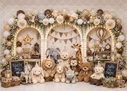 Toile de fond pour photographie de pailles et d'œufs de Pâques d'Avezano conçue par Polly Ro Design