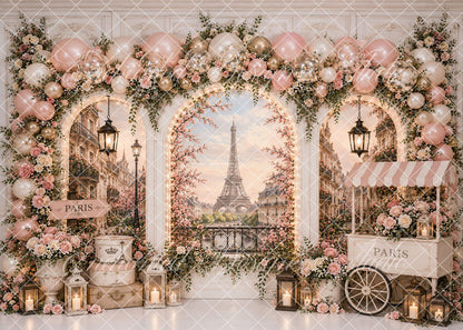 Toile de fond pour photographie de pailles et d'œufs de Pâques d'Avezano conçue par Polly Ro Design