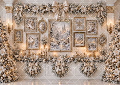 Toile de fond pour photographie de pailles et d'œufs de Pâques d'Avezano conçue par Polly Ro Design
