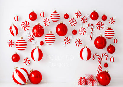 Toile de fond pour photographie de baiser de roses et de ballons de la Saint-Valentin d'Avezano conçue par Polly Ro Design