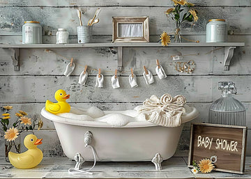 Avezano Bathroom Baby Shower Cake Smash Photography Background