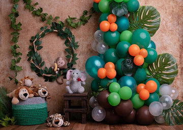 Avezano Forest Theme Decoration Balloon Party Photography Background