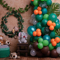 Avezano Spring Balloon Party Jungle 2 pcs Set Backdrop