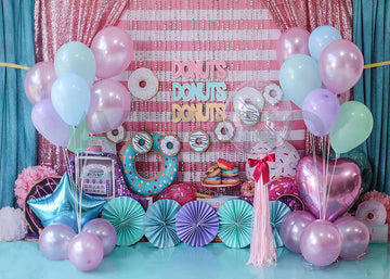Avezano Donut Balloon Party Photography Background