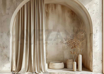 Avezano Bohemian Minimalist Arch Room Photography Backdrop