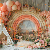 Avezano Balloon Arch and Tent Photography Background