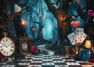 Avezano Enchanted Forest Playing Cards Photography Background