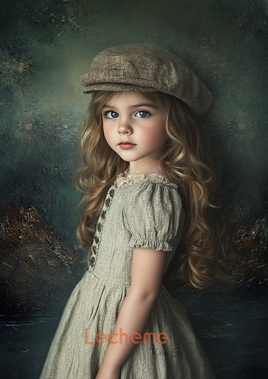 Toile de fond pour photographie d'art scénique vintage d'Avezano par Lecheme Ruby Gu