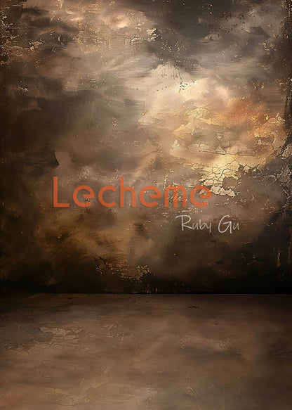 Toile de fond pour photographie de murs peints en brun rétro Avezano par Lecheme Ruby Gu 