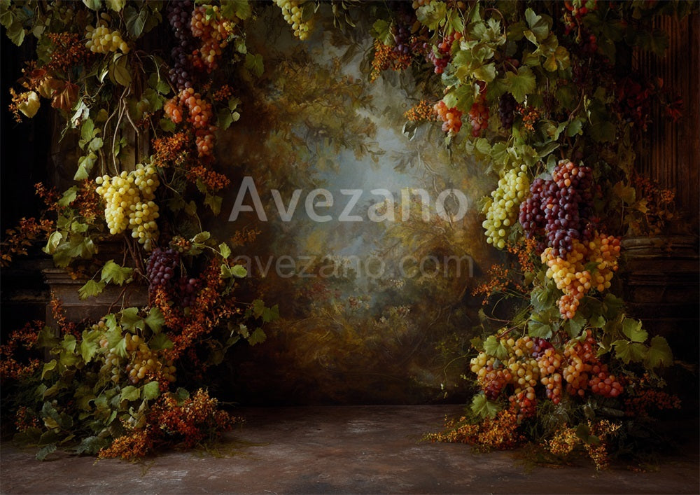 Toile de fond murale rétro de peinture à l'huile d'Avezano pour la photographie