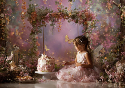 Toile de fond pour photographie de fleurs en pot et de portes printanières d'Avezano