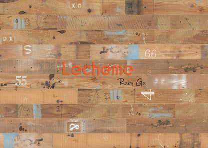 Toile de fond pour photographie artistique Graffiti Wood Avezano par Lecheme Ruby Gu