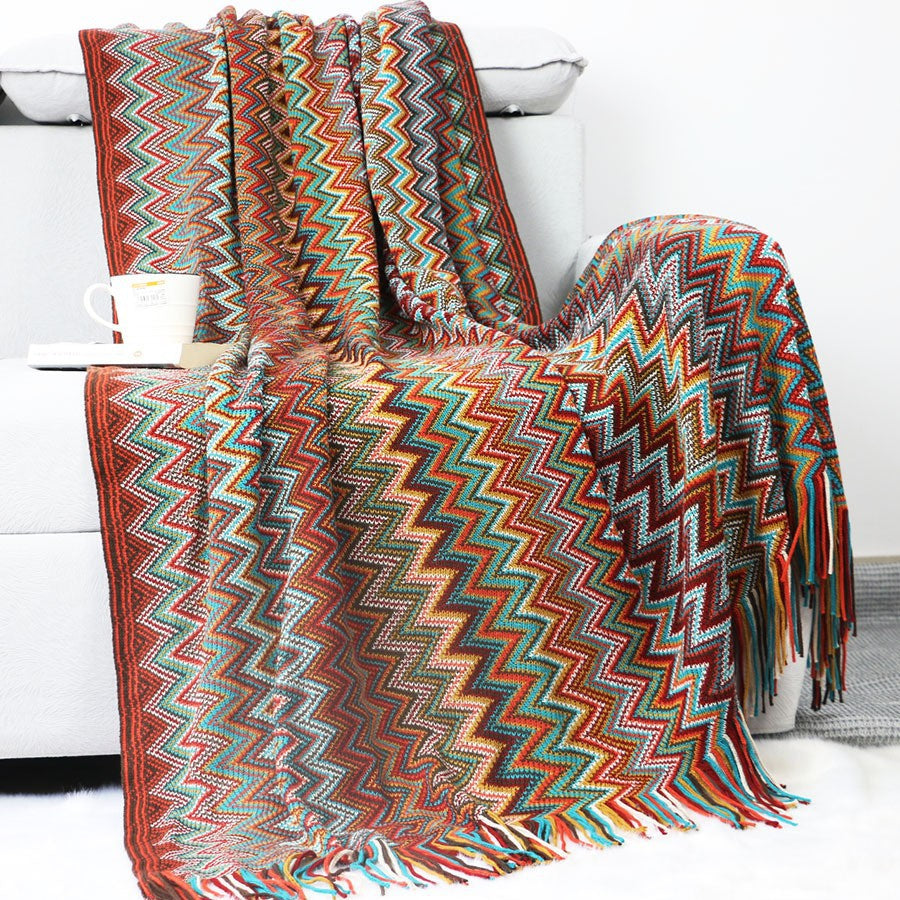 Avezano Bohemian Fall Blanket Newborn Photography Prop