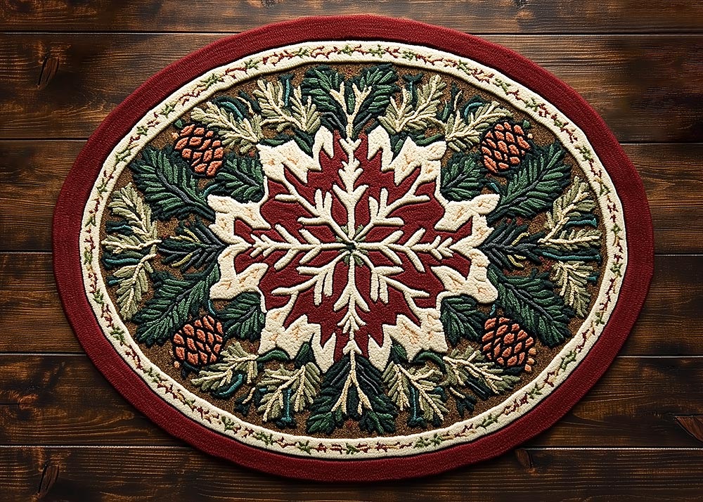 Avezano Christmas Red plaid curtains and a fireplace Photography Backdrop Scene Room Set