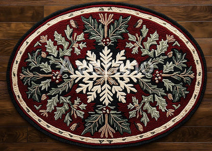 Arbre de Noël enneigé et lumières d'Avezano - Toile de fond pour photographie