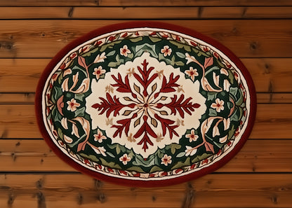 Avezano Noël Hiver Cabine Neige 2 pièces Toile de fond