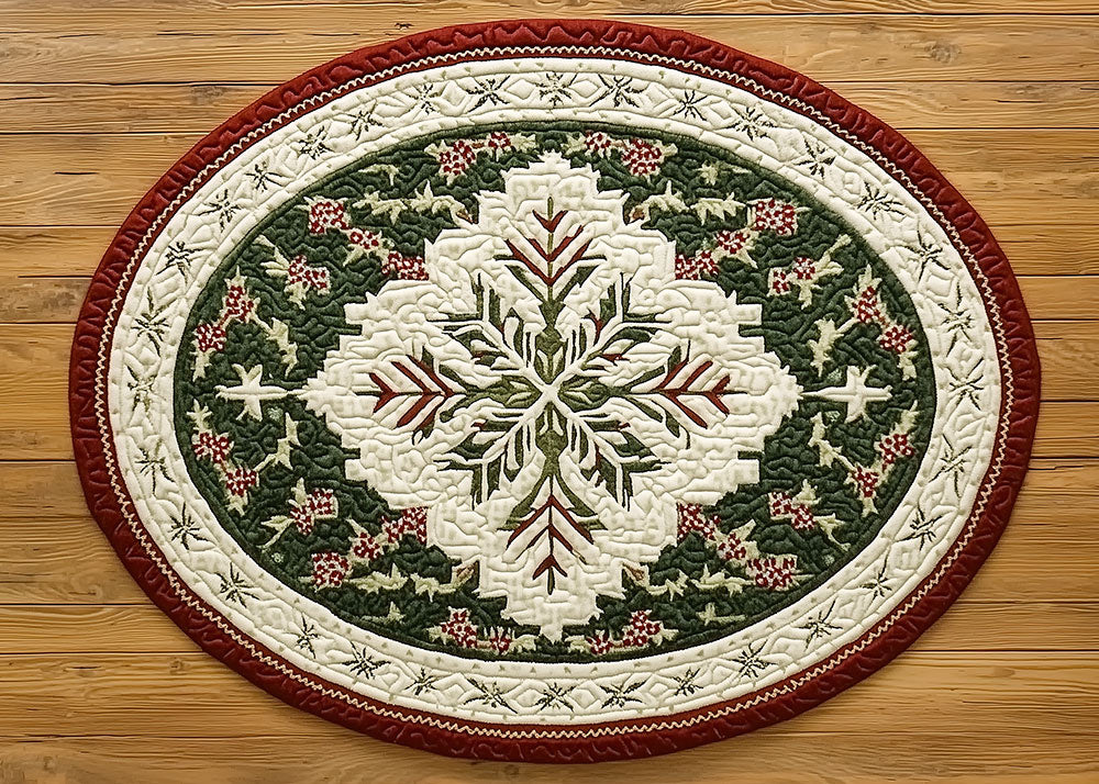 Avezano Noël Hiver Cabine Neige 2 pièces Toile de fond