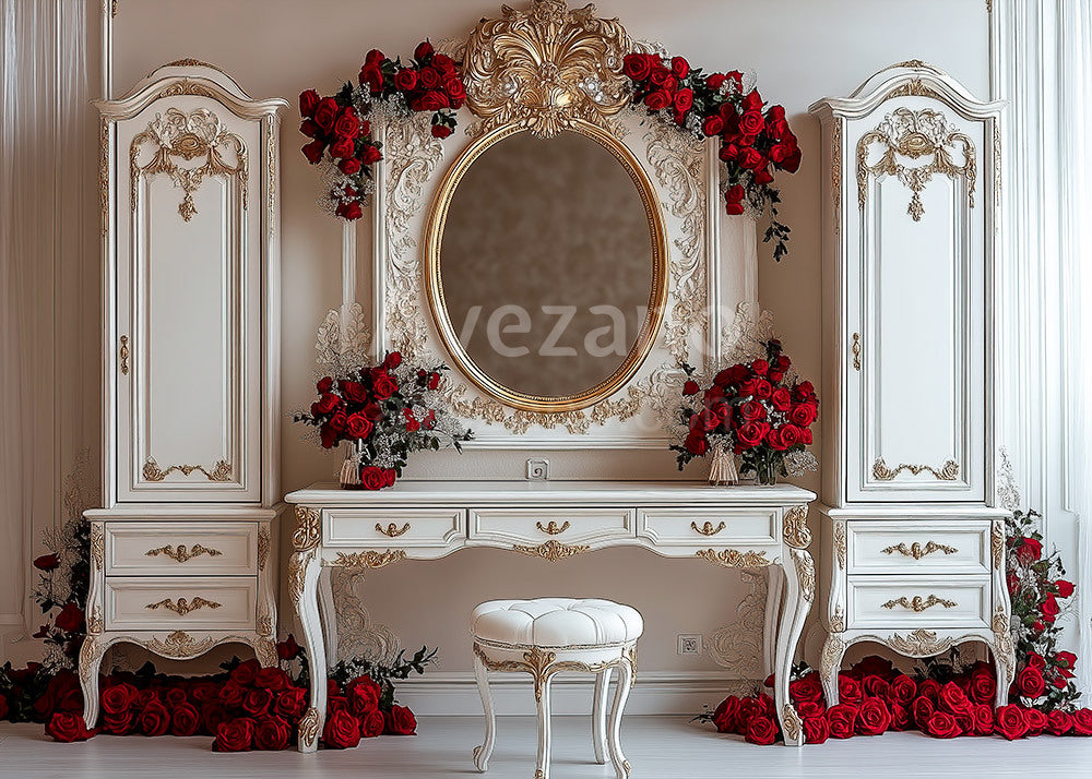 Avezano Spring Bohemian Pink Flowers Toile de fond pour photographie de la fête des mères