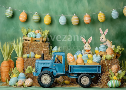 Avezano Easter Egg Hunt Photography Backdrop