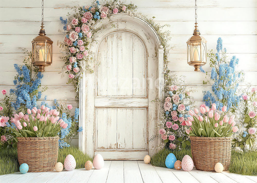 Toile de fond pour photographie de baiser de roses et de ballons de la Saint-Valentin d'Avezano conçue par Polly Ro Design