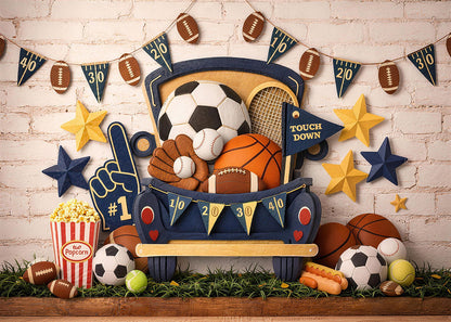 Avezano Sports Theme Cart Photography Background
