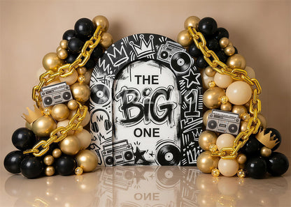 Avezano The Big One Hip Hop Balloon Photography Backdrop