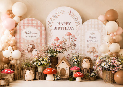 Toile de fond pour photographie de fleurs en pot et de portes printanières d'Avezano