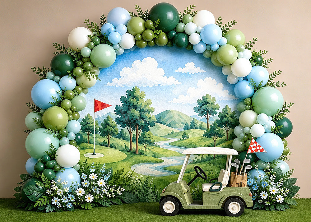 Toile de fond pour photographie de fleurs en pot et de portes printanières d'Avezano