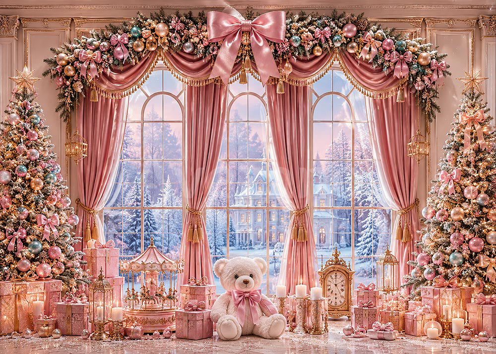 Les bougies de Noël d'Avezano décorent la toile de fond de la photographie de cheminée 