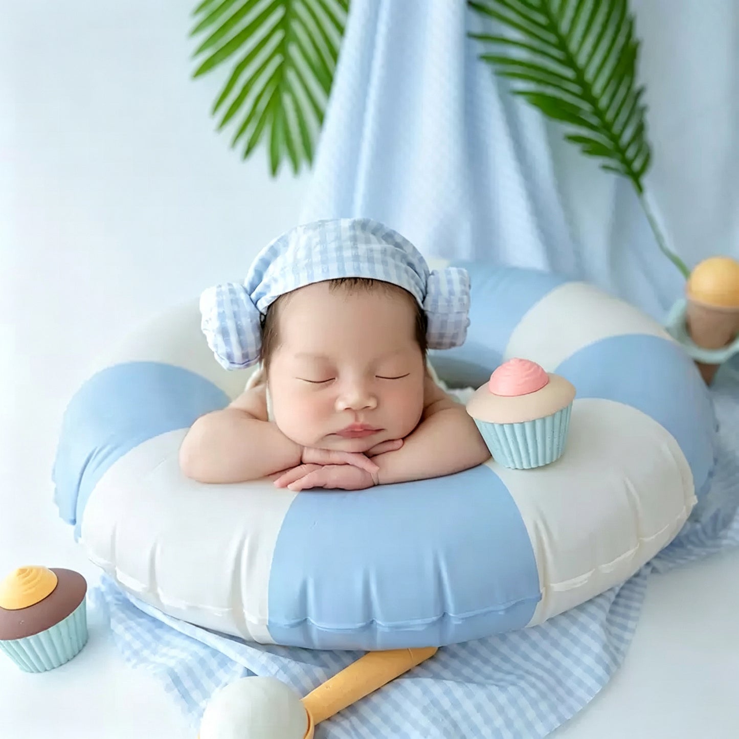 Avezano Summer Newborn Swimsuit Photography Prop Set