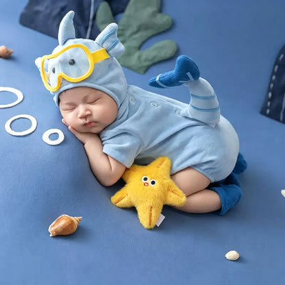 Avezano Underwater World Fish Shape Theme Photography Prop Set