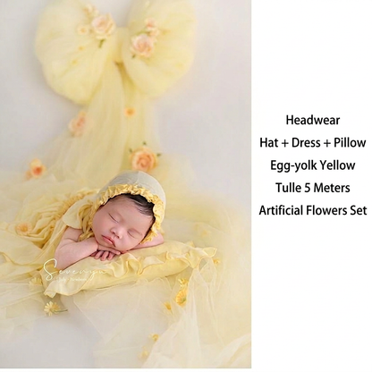 Avezano Newborn Lemon Theme Photo Outfit Photography Prop