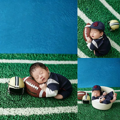 Avezano Newborn Rugby Theme Sports Photography Prop Set