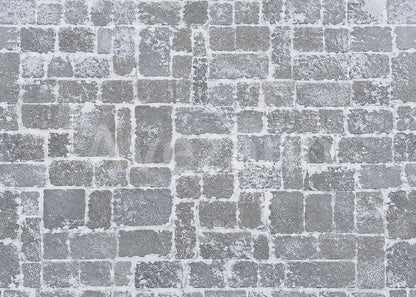 Avezano Snowy Brick Christmas Street Photography Backdrop Scene Room Set