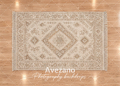 Avezano Boho Wooden Christmas Room Photography Backdrop Scene Room Set