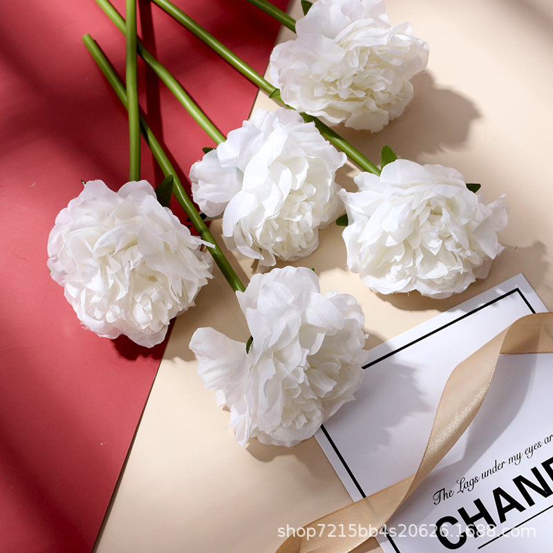 Avezano Artificial Double Peony Flower Photography Prop