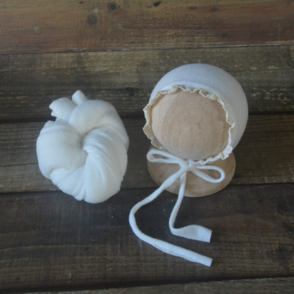 Avezano Newborn Photography Outfit Baby Photoshoot Hat and Wrap Set