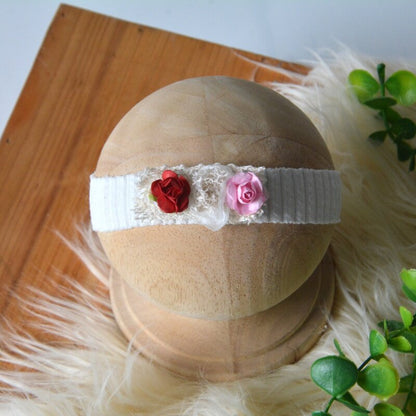 Avezano Floral Newborn Headband Photography Prop