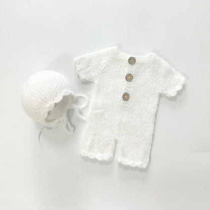 Avezano Knit Newborn Photography Outfit Set