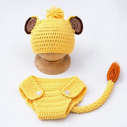 Avezano Newborn Lion Halloween Themed Newborn Photoshoot Prop Set