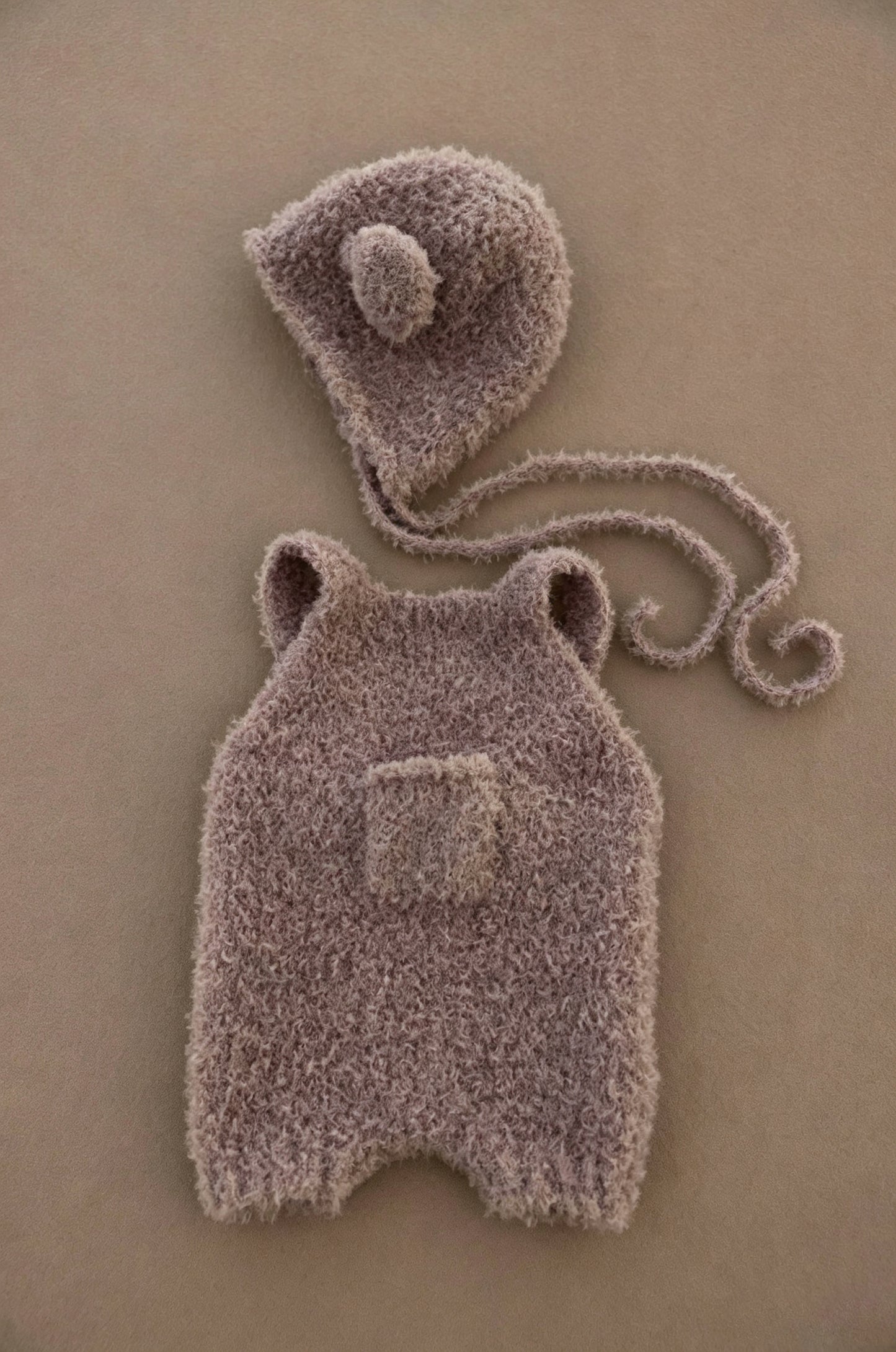 Avezano Newborn Hat Knit Blanket Photography Prop Set