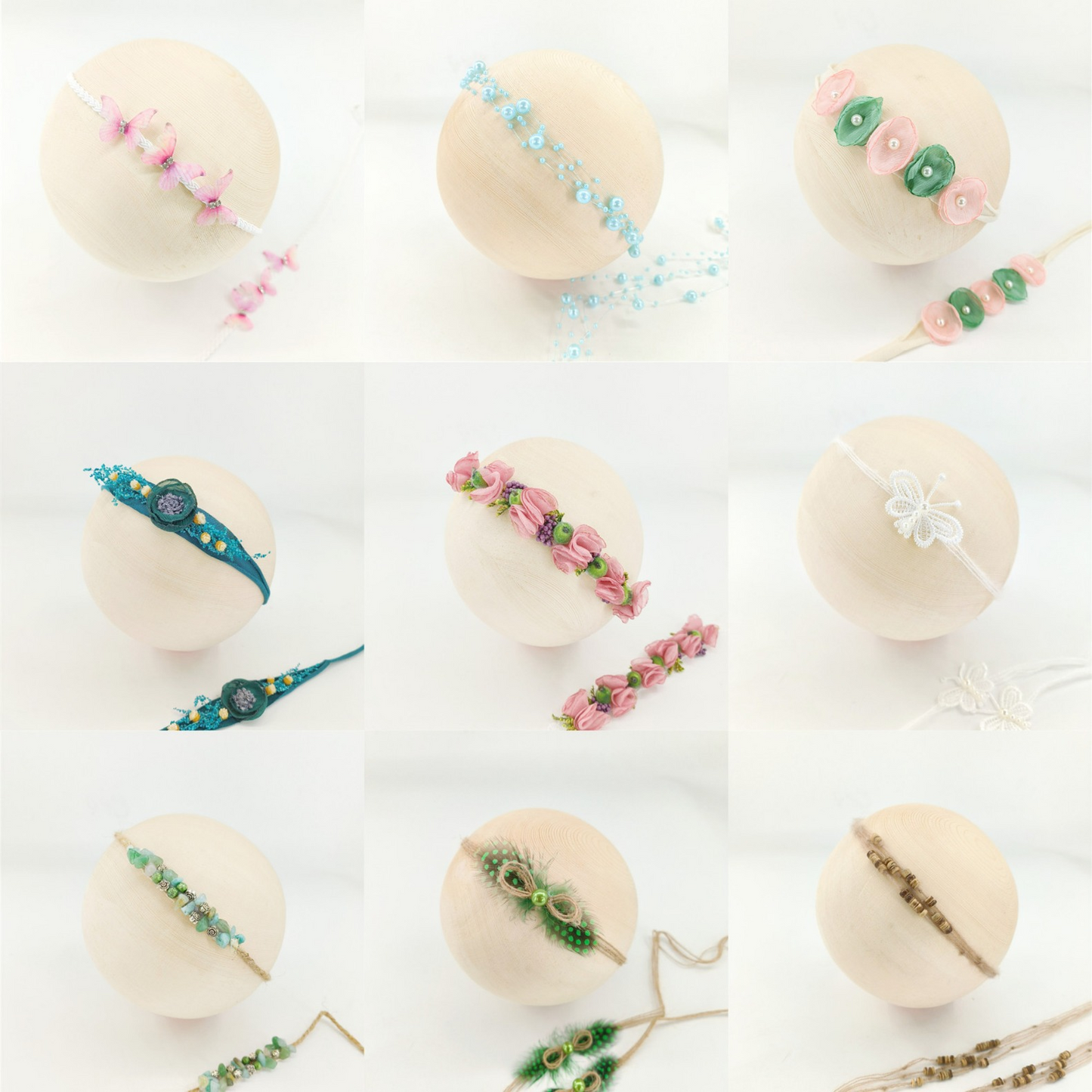 Avezano Newborn Headbands Kids Photography Hair Accessories