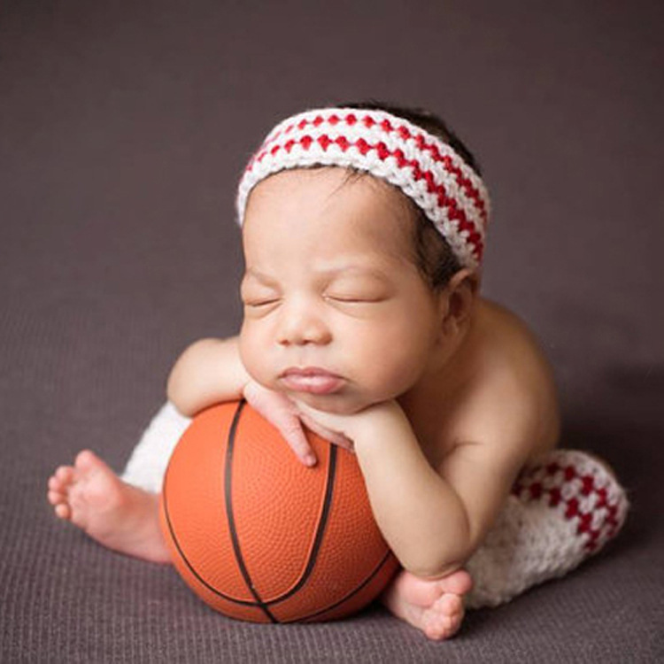 Avezano Knitted Athlete Outfit Baby Photography Set